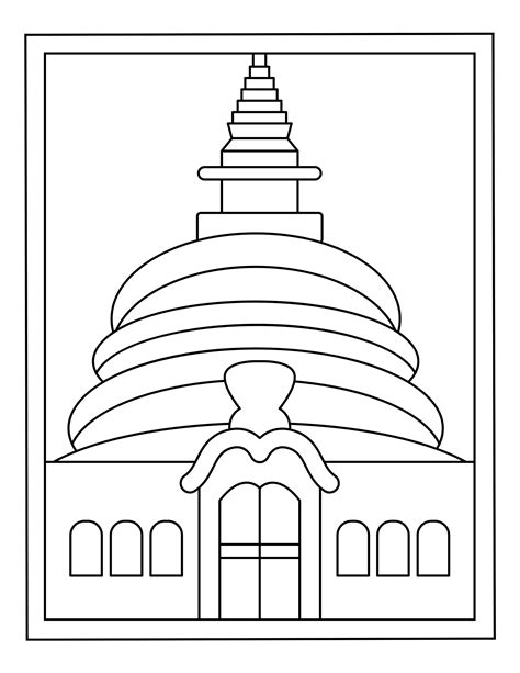 16 Printable Temple Coloring Pages Etsy
