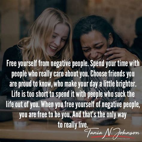 Do You Know How Freeing It Is To Remove The Negative People From Your Life It’s Like You Can