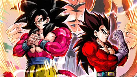 Super Saiyan 4 Goku And Vegeta From Dragon Ball Gt Shadow Dragon Saga