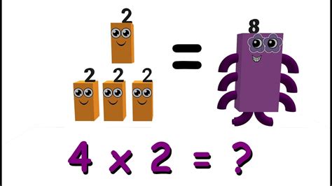 Numberblocks Do The 2 Times Table Learn To Multiply Youtube