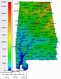 Elevation Map Of Alabama - Hiking In Map