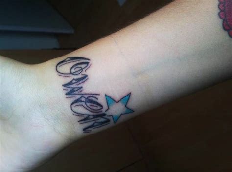 Owen Name Tattoo But On Foot Tattoos Name Tattoo Triangle Tattoo
