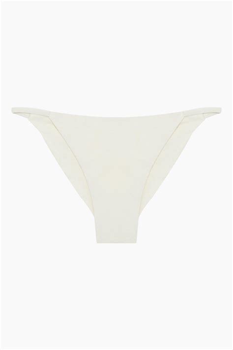 Mikoh Swimwear Kingston Thin Strap Bikini Bottom Bone White Lyst