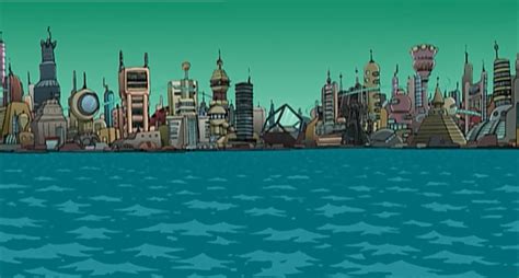 New New York Skyline Rfuturama