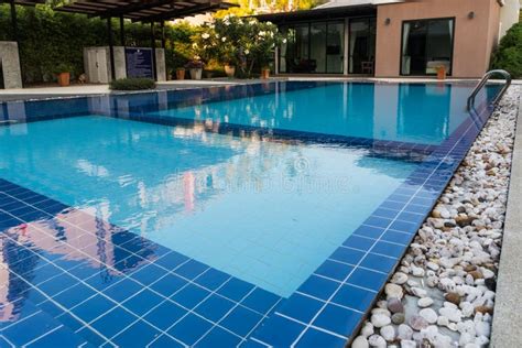 Hotel Blue Swimming Pool Stock Photo Image Of Summer 70657796
