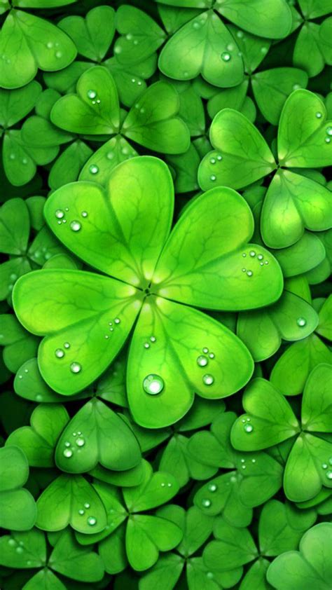 Android 4 Leaves Clover Wallpapers Wallpaper Cave