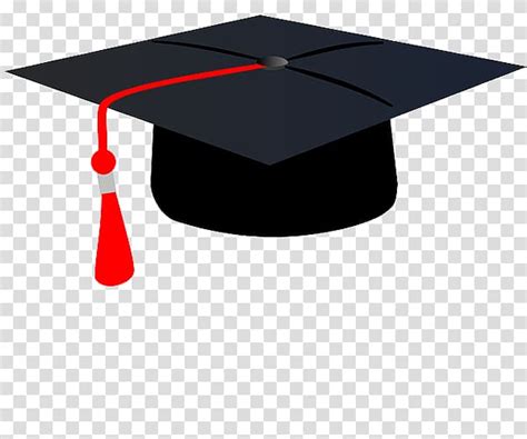 Black Mortarboard Illustration Square Academic Cap Tassel Graduation