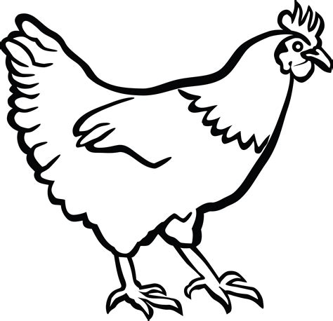 Rooster Clipart Black And White Free Download On Clipartmag