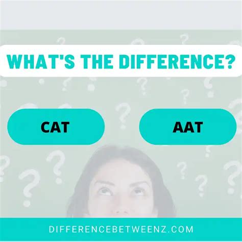 Difference Between Cat And Aat Difference Betweenz