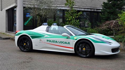 Mafias Confiscated Ferrari 458 Turned Into Police Car