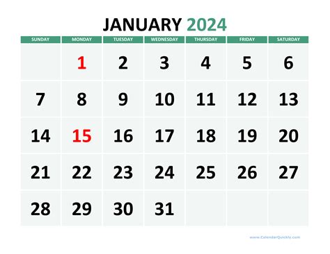 Free Printable January 2024 Calendars Calendarkart Free 2024 Monthly
