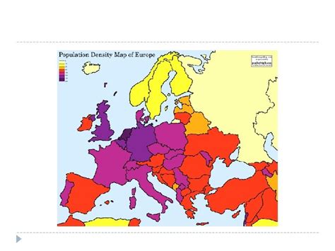 La Demografia O Studio Della Popolazione In Europa