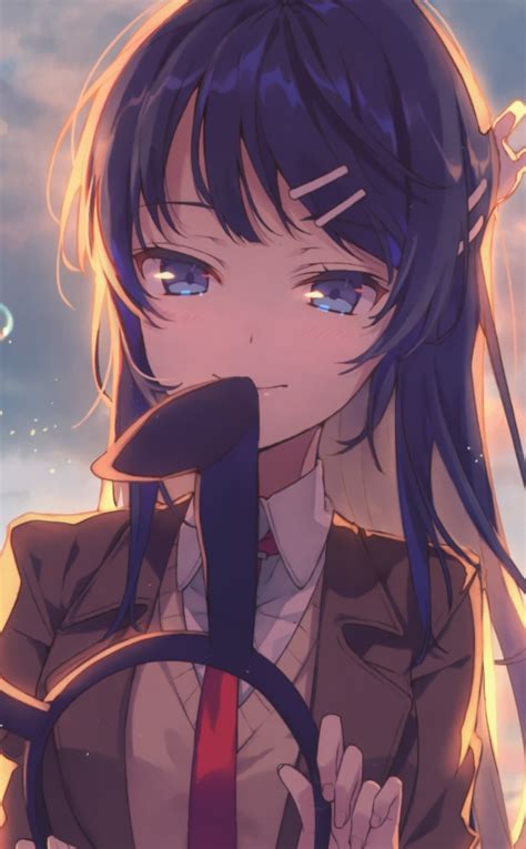Download 950x1534 Wallpaper Beautiful Anime Girl Mai Sakurajima Iphone 950x1534 Hd Image