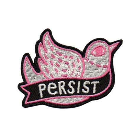 Persist Dove Patch By Allison Cole Badge Bomb Shop