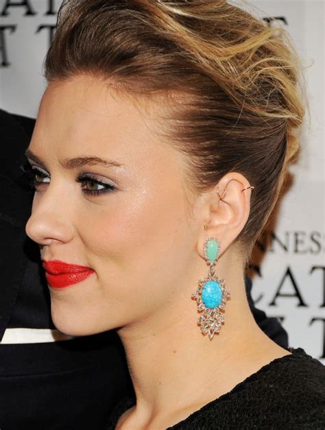 Scarlett Johansson Piercings Pinterest Scarlet Turquoise And