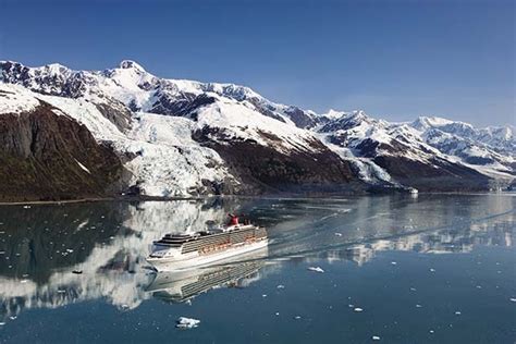 Carnival Ship Cruising Through Alaskas Inside Passage