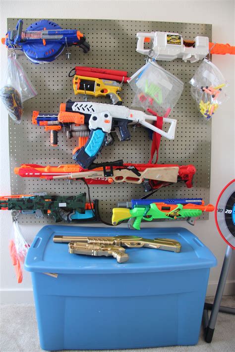 This is version 3 of mine. Pin on Nerf Gun storage solution