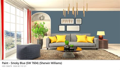 Sherwin Williams Smoky Blue Sw 7604 Paint Color Codes Similar Paints