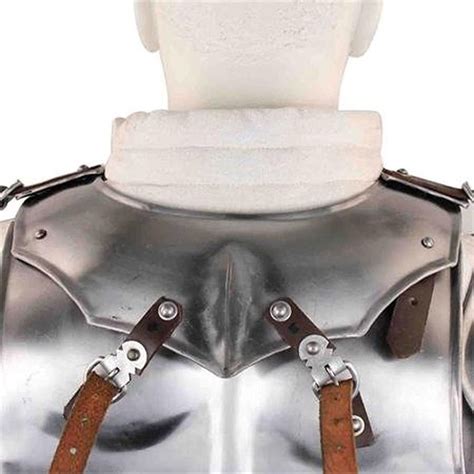 Nauticalmart Medieval 18 Gauge Steel Plate Armor Gorget Neck Protector