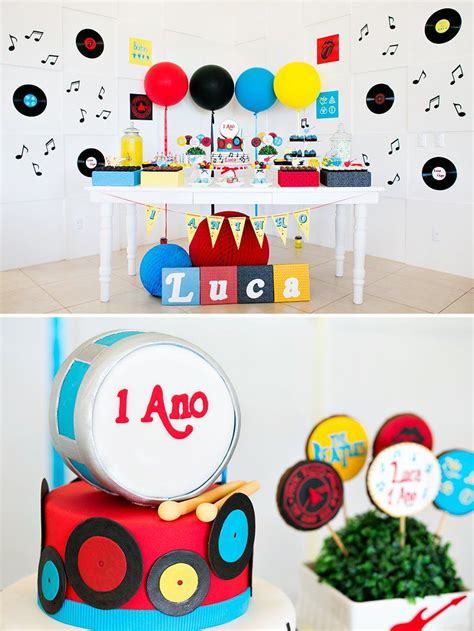 Bright And Classic Rock N Roll First Birthday Party Hostess With The