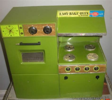 Working Vintage Easy Bake Oven Avocado Green Works 1970 Kenner Ebay