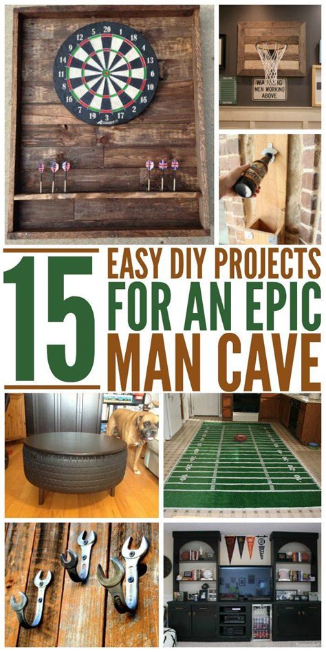 15 Epic Man Cave Diy Ideas Man Cave Diy Man Cave Home Bar Man Cave