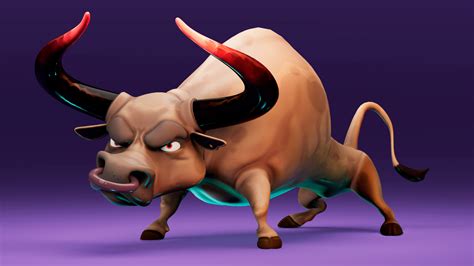 Artstation Bull For Animation