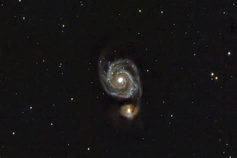 M51 Ngc 5194whirlpool Galaxy 120s X 20frames2340s101g Flickr