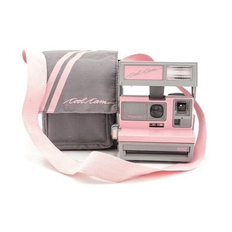 Polaroid 600 Cool Cam Pink And Grey With Soft Camera Case