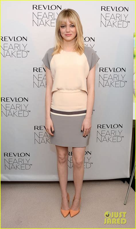 Full Sized Photo Of Emma Stone Revlons Nearly Naked Makeup Launch
