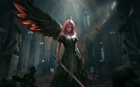 Free Download Dark Angel Epic Artwork Machik Dark Angel Wallpaper