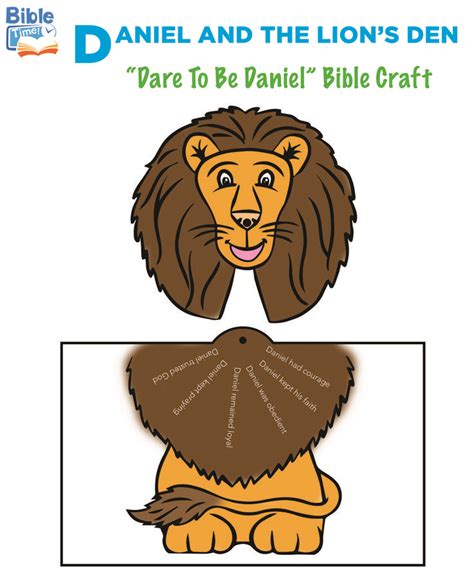 Daniel And The Lions Den Printable Craft Printable Word Searches