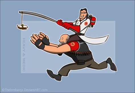 Heavy And Medic 2 By Ratchetmario On Deviantart Team Fortress 2 Team