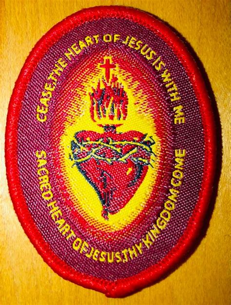 The Sacred Heart Badge Divine Mercy Hills Foundation