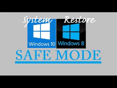 How do you start a dell laptop up in safe mode? How to System Restore SAFE MODE Windows 10 8 HP Dell ...