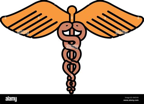 Símbolo De La Medicina Sobre Fondo Blanco Ilustración Vectorial Imagen Vector De Stock Alamy