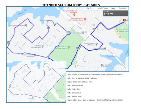 Usna Stadium Map