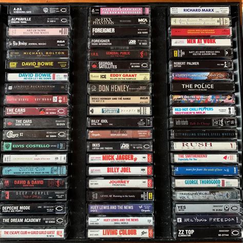 80 s rock cassette tapes etsy