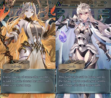 Gullveig And Corrin Brave Versions Actually Reference Each Other In Feh Fire Emblem Heroes