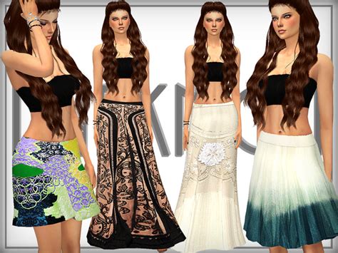 The Sims Resource Set 16 Skirt Set By Darknightt Sims 4 Downloads
