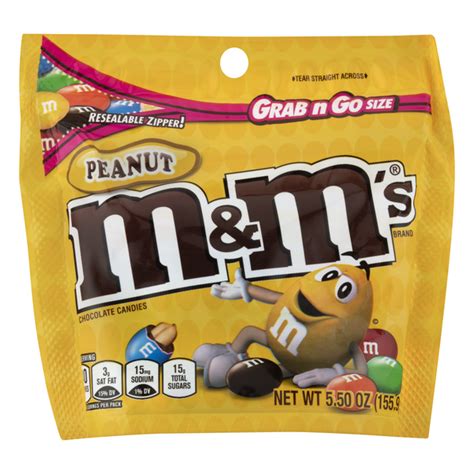 Save On Mandms Peanut Chocolate Candies Grab And Go Size Order Online
