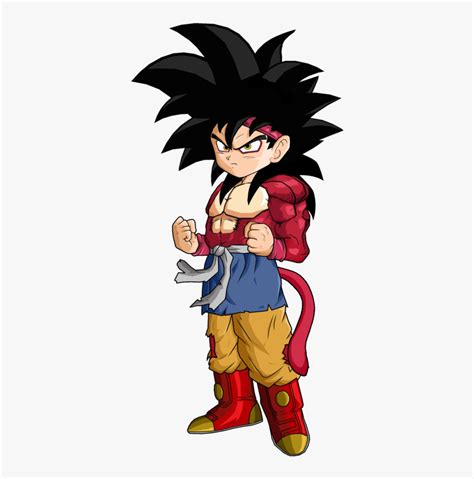 Ssj4 Kid Goku Hd Png Download Kindpng