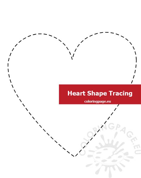 Heart Cutting Worksheet Coloring Page