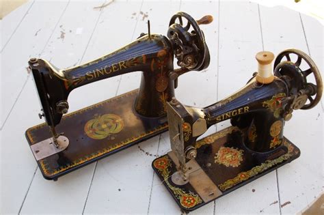 Great savings & free delivery / collection on many items. Thrift Score! Two Vintage Singer Sewing Machines - Wearing ...