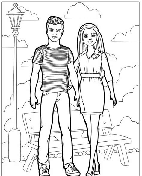 Printable 30 Pages Barbie Coloring Book Download Now Etsy