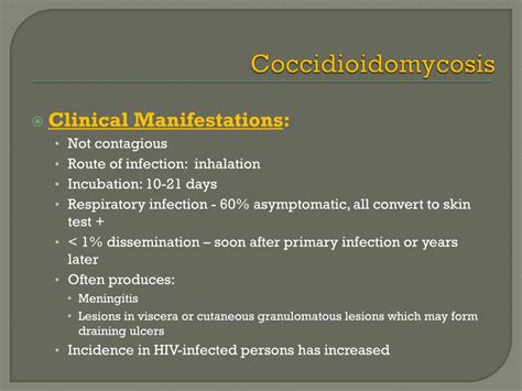 Ppt Disseminated Coccidioidomycosis Powerpoint Presentation Free