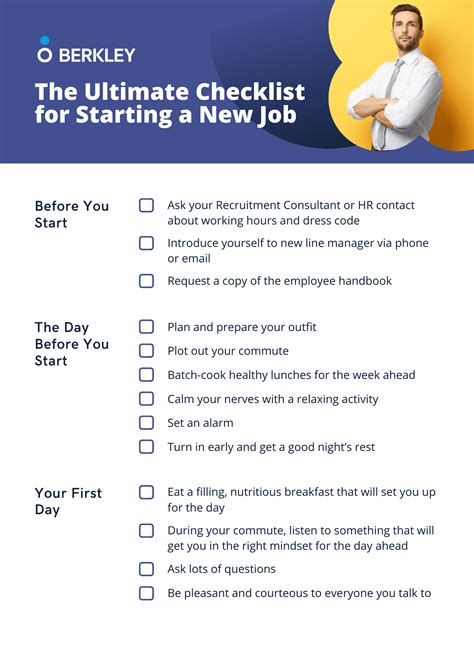 The Ultimate Checklist For Starting A New Job Berkley Recruitment