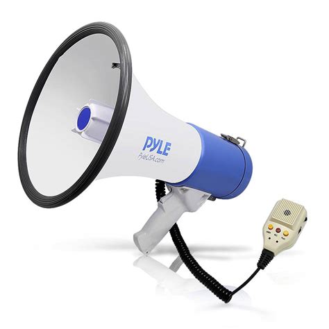 Pylepro 50 Watt 3600 Yard Sound Range Portable Bullhorn Megaphone