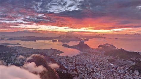 Fond Décran Rio De Janeiro Brésil Ville Paysage Urbain Le