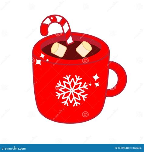 Christmas Drink Mulled Wine Cartoon Vector 62528185